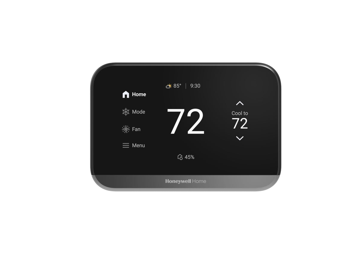 Honeywell Home X7S customizable display shows color options to match your decor