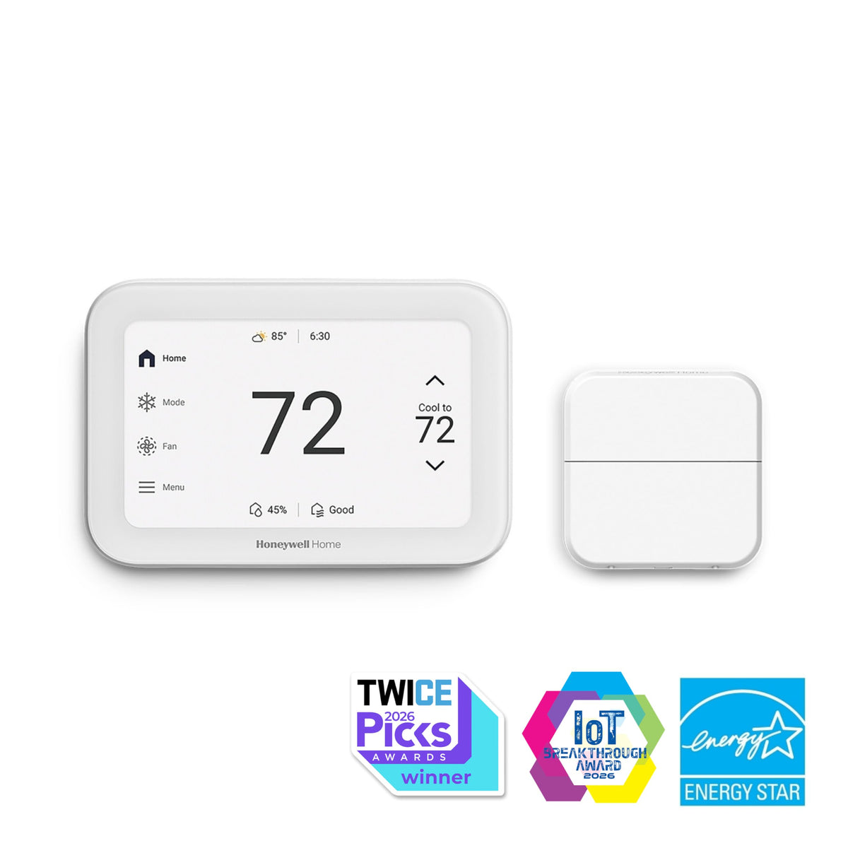 Honeywell Home X8S wifi setup and C-wire adapter included