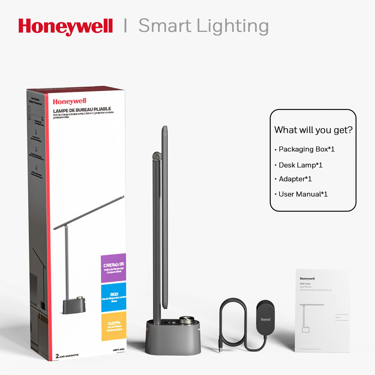 Honeywell HWT-H01 stepless dimming lets you adjust brightness precisely.