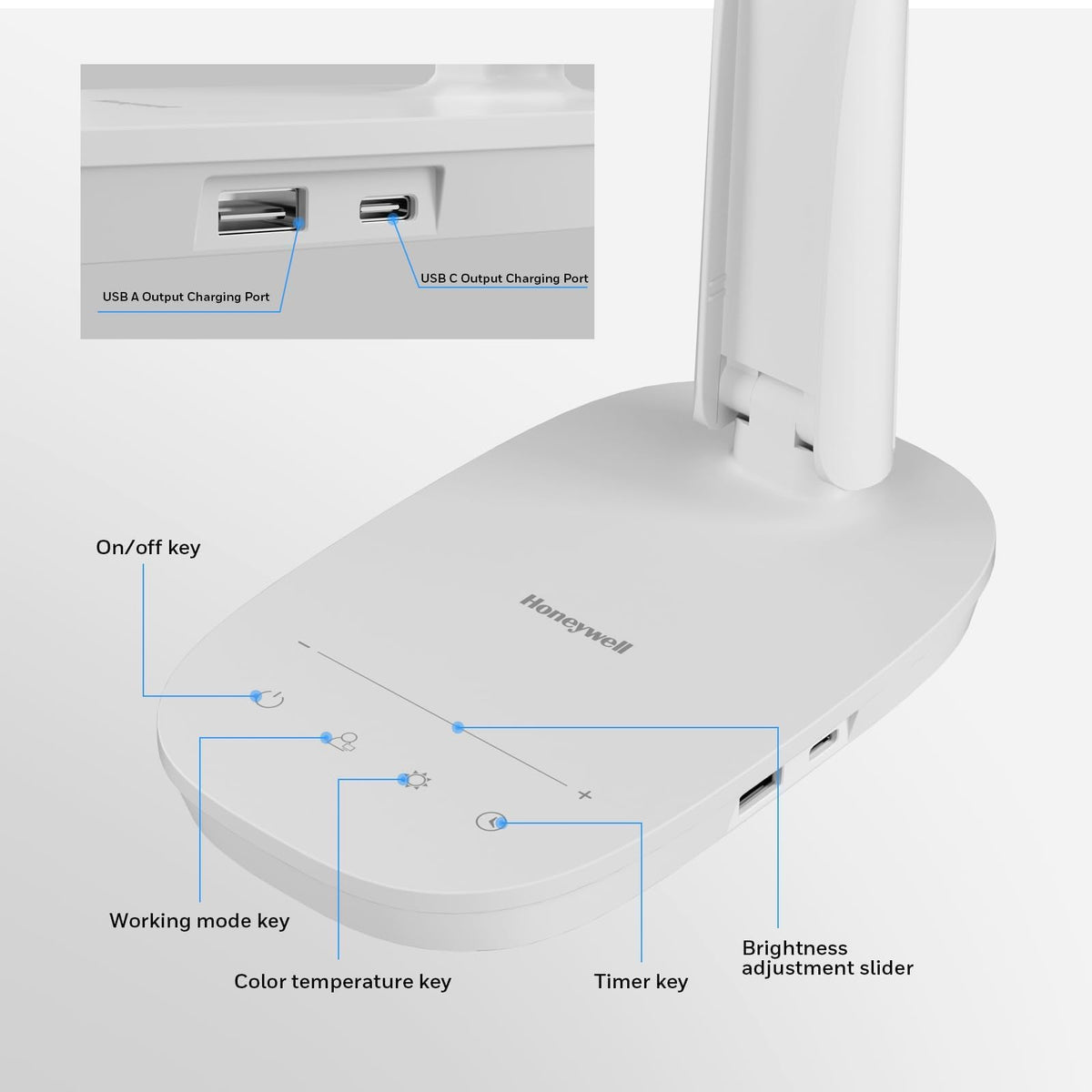 Honeywell HWT-H2 foldable design for easy storage and portability