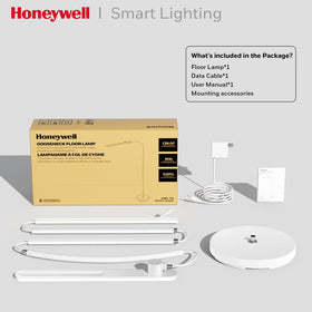 Honeywell LED floor lamp ideal for living room or office tasks.