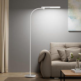 Honeywell LED floor lamp reading light delivers glare-free comfort for books.