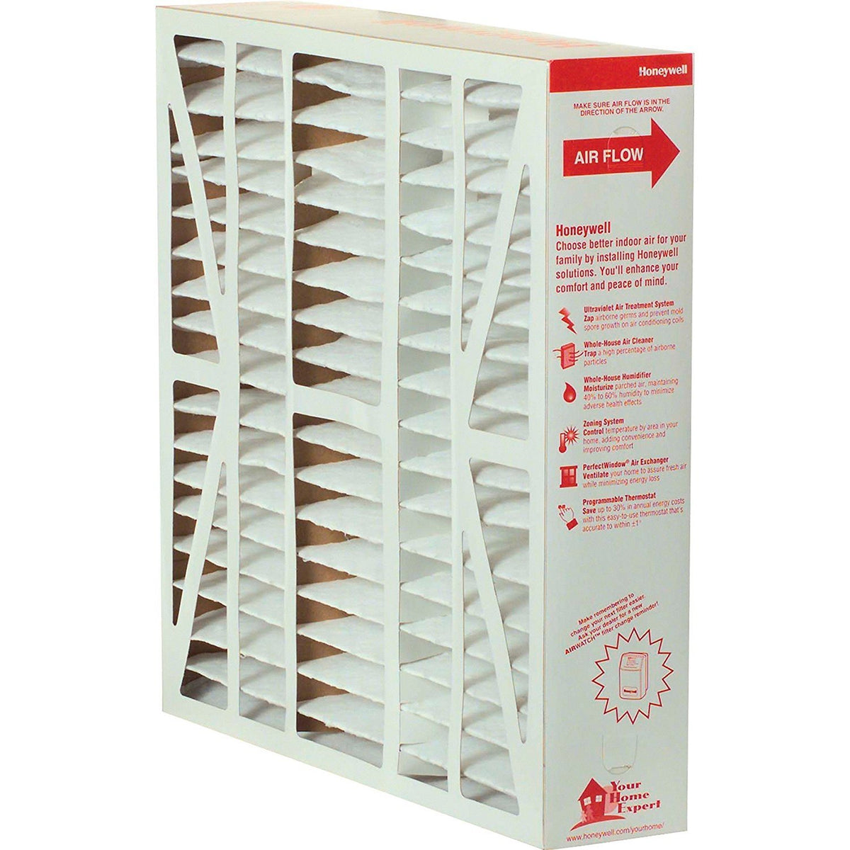 Honeywell FC100A-1003 media filter for 16x20x4 enhances airflow and captures fine pollutants
