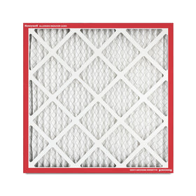 Honeywell MERV 11 packaging highlights durable pleated filter design