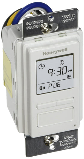 Honeywell PLS750C1000 timer switch face, convenient daily scheduling at a glance.