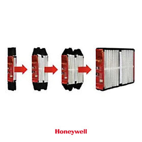 Honeywell POPUP2200 collapsed packaging reduces shipping volume.