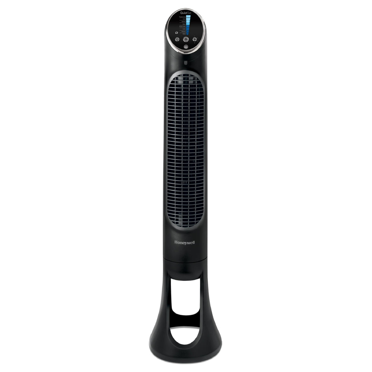 Honeywell QuietSet HYF290B front view, compact tower fan delivers quiet room cooling