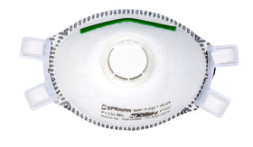 Honeywell SAF-T-Fit Plus mask side view demonstrating two-strap secure fit