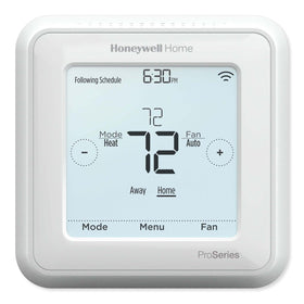 Honeywell T6 Pro front display close-up for precise temperature control and clarity
