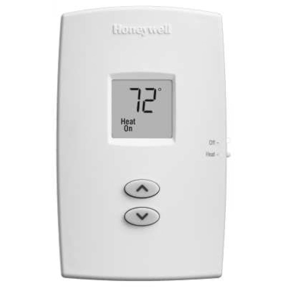 Honeywell TH1100DV1000/U Pro 1000 thermostat front view for simple room temperature control