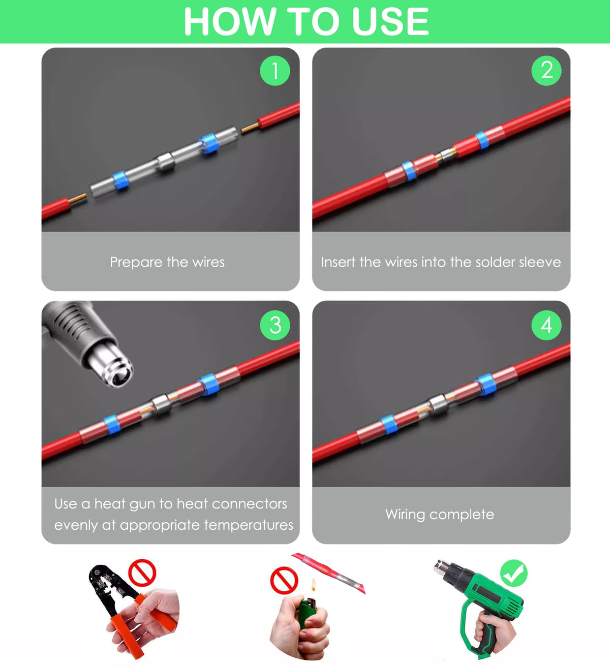 hongdounangguo solderless wire connection for faster DIY electrical work