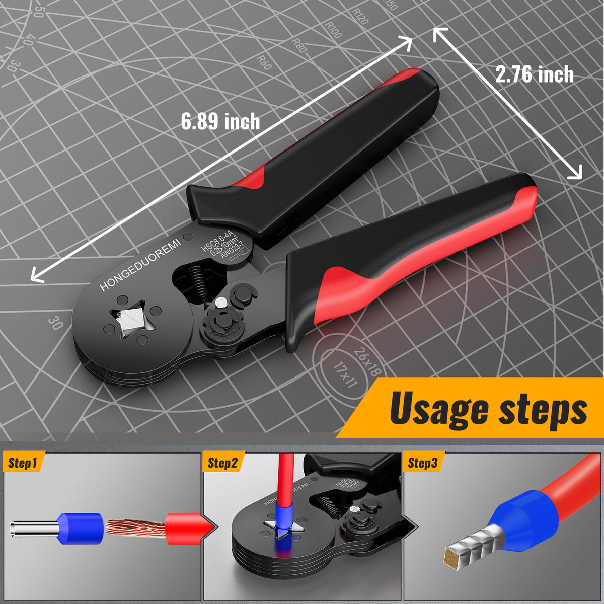 Hongeduoremi quick-wire-assembly ferrules streamline setup and reduce fraying.