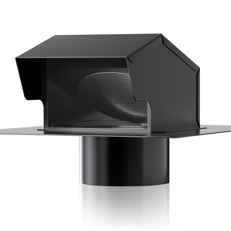 Hon&Guan roof vent cap with damper for improved airflow