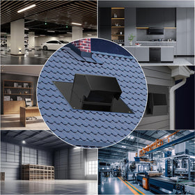 Hon&Guan 8-inch galvanized steel construction ensures durability.