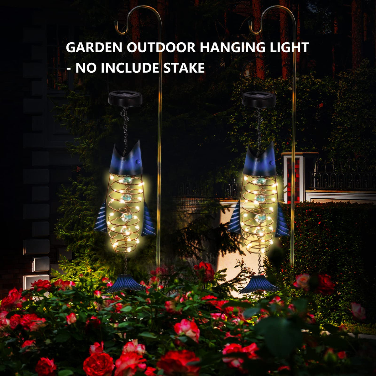 HONGLAND garden pathway lantern decor enhances walkways and gates