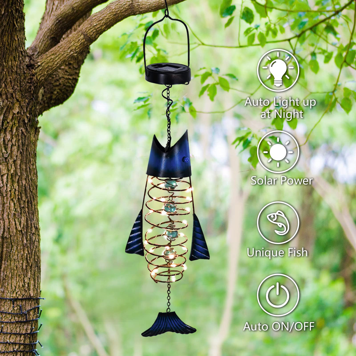HONGLAND IP65 waterproof lantern withstands rain for year-round outdoor use
