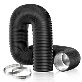 Hon&Guan 4in-8ft insulated duct shown for efficient HVAC ventilation.