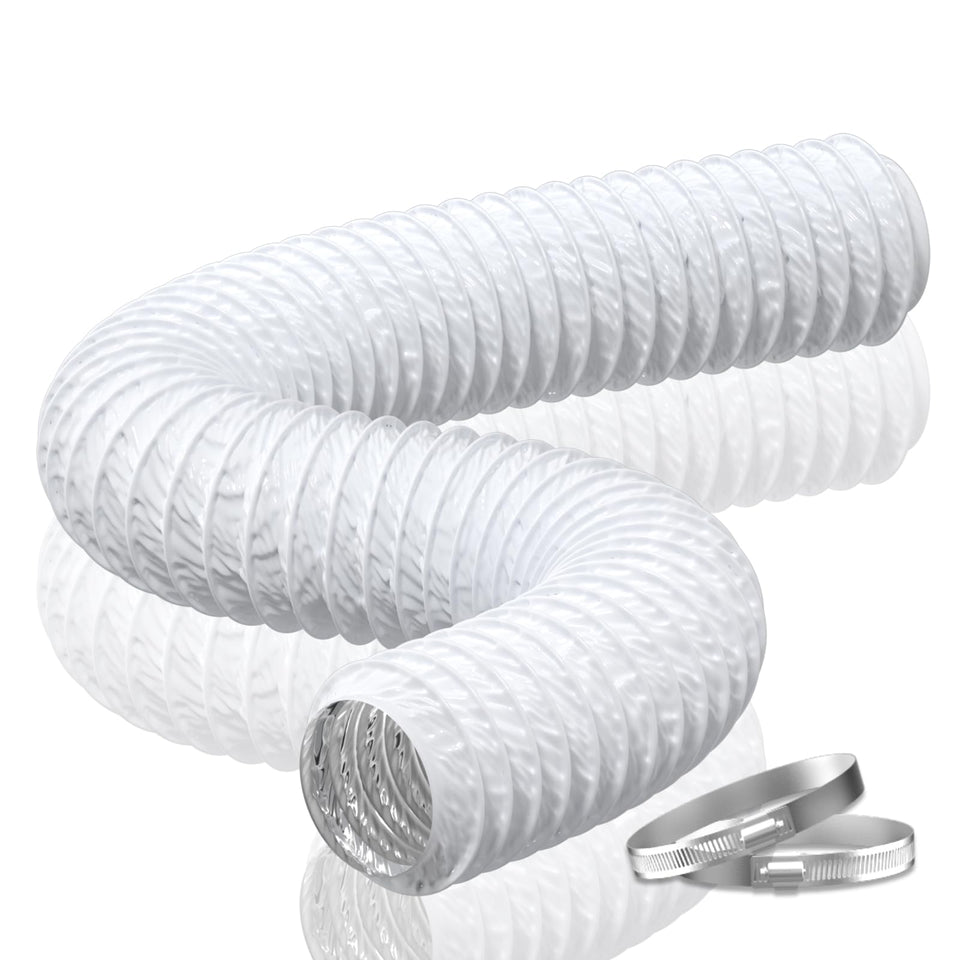 Hon&Guan 4 inch duct extended to 16 ft for flexible installation
