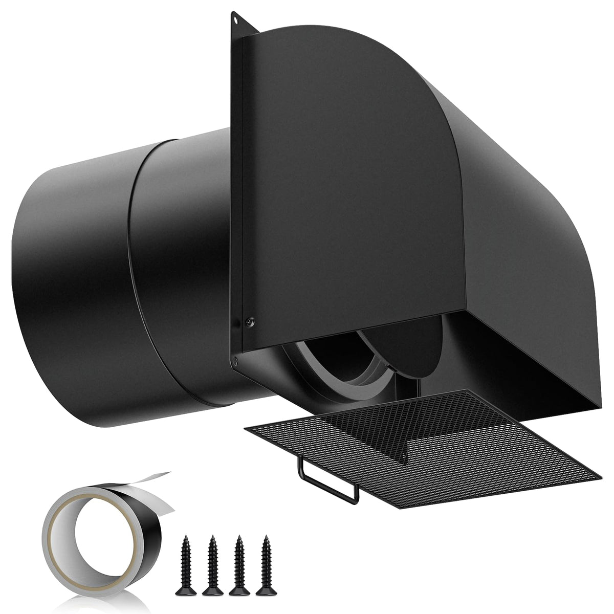Hon&Guan 6inch arc-shaped vent cover designed for efficient exhaust.