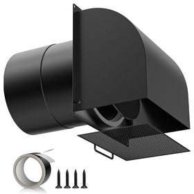 Hon&Guan 6inch arc-shaped vent cover designed for efficient exhaust.