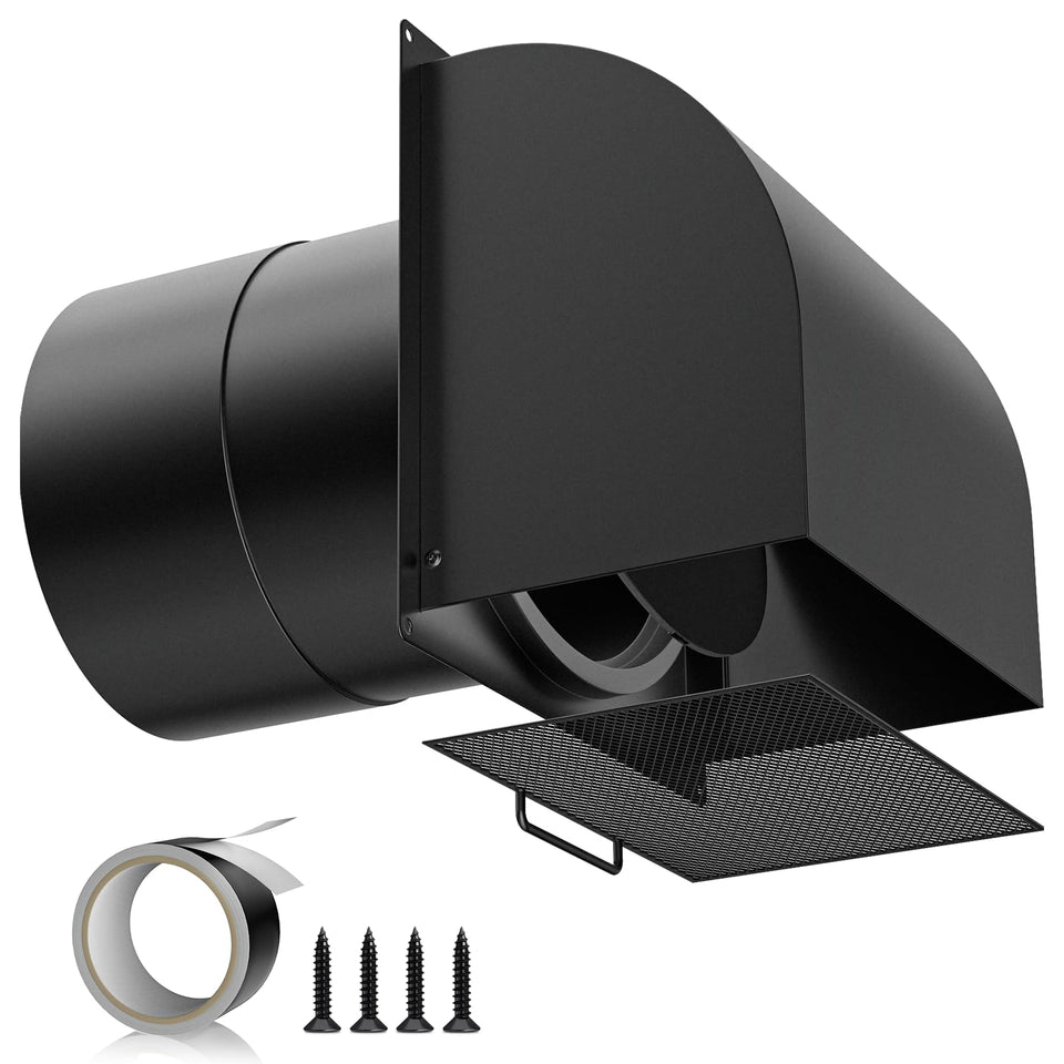 Hon&Guan 6inch arc-shaped vent cover designed for efficient exhaust.