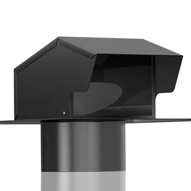 Hon&Guan 6inch roof vent with damper for improved attic ventilation