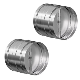 Hon&Guan duct damper front view, durable galvanized steel construction for reliable airflow.