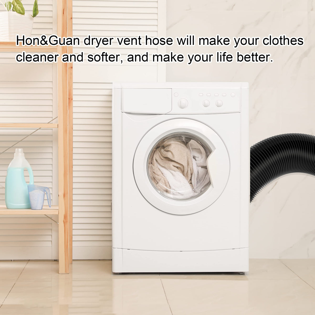 Hon&Guan heat-resistant duct works from -30°C to 150°C.