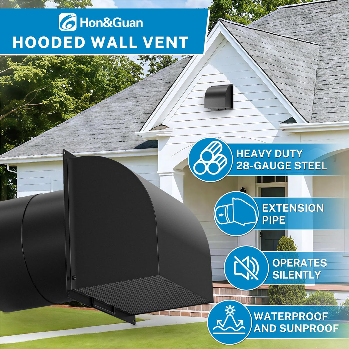Hon&Guan magnetic-seal-damper provides secure closure and easy access.