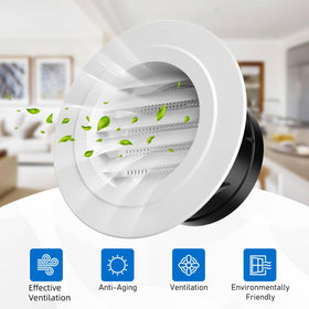 Hon&Guan soffit vent wall or ceiling mounting option shown.