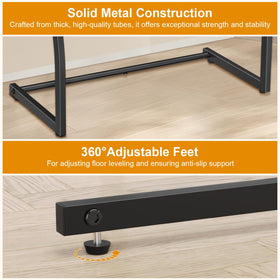 Honiter adjustable feet enable stable placement on uneven floors.