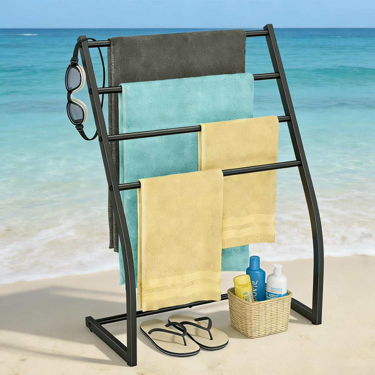 Honiter open-air design promotes air circulation for drying.