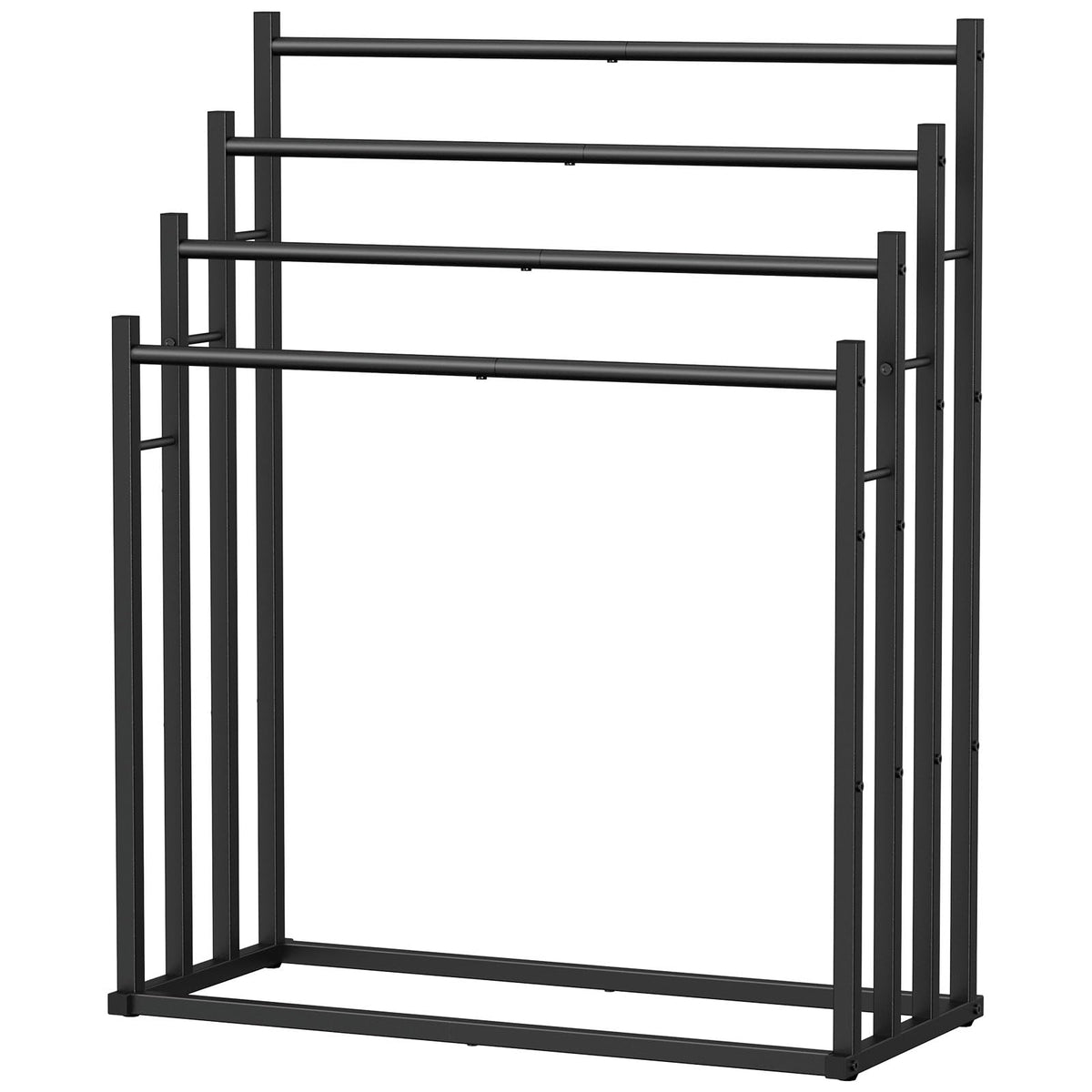 Honiter oversized-towels display on a sturdy rack