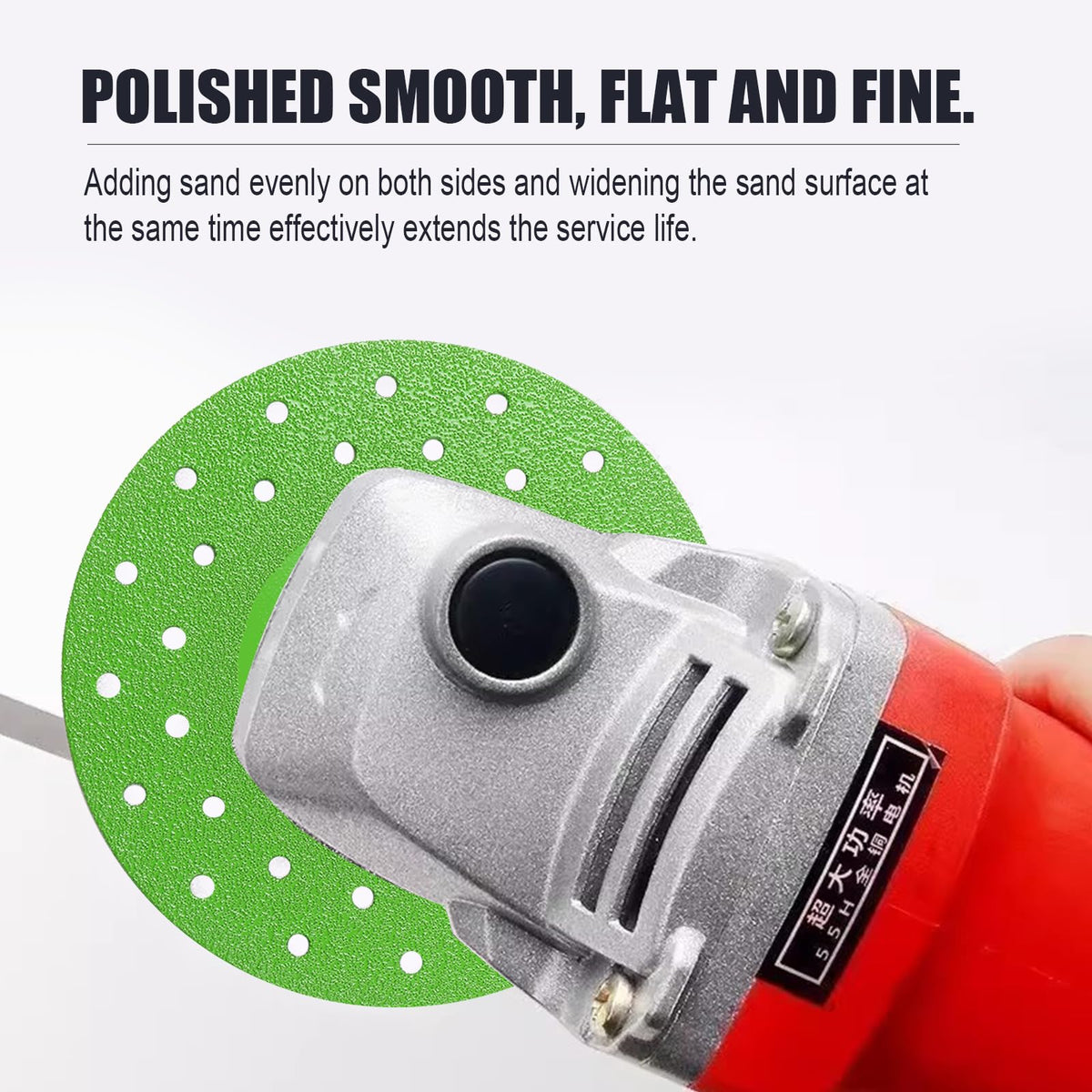 Honkdtyun perforated pattern aids debris clearance for smoother cuts.