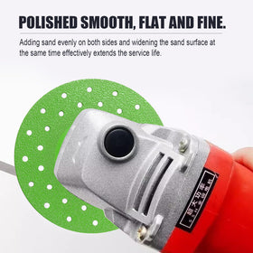 Honkdtyun perforated pattern aids debris clearance for smoother cuts.