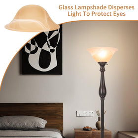 HonoDing alabaster bowl amber shade emphasizes cozy ambient lighting.