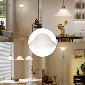 HonoDing warm light passes through alabaster shade for inviting spaces