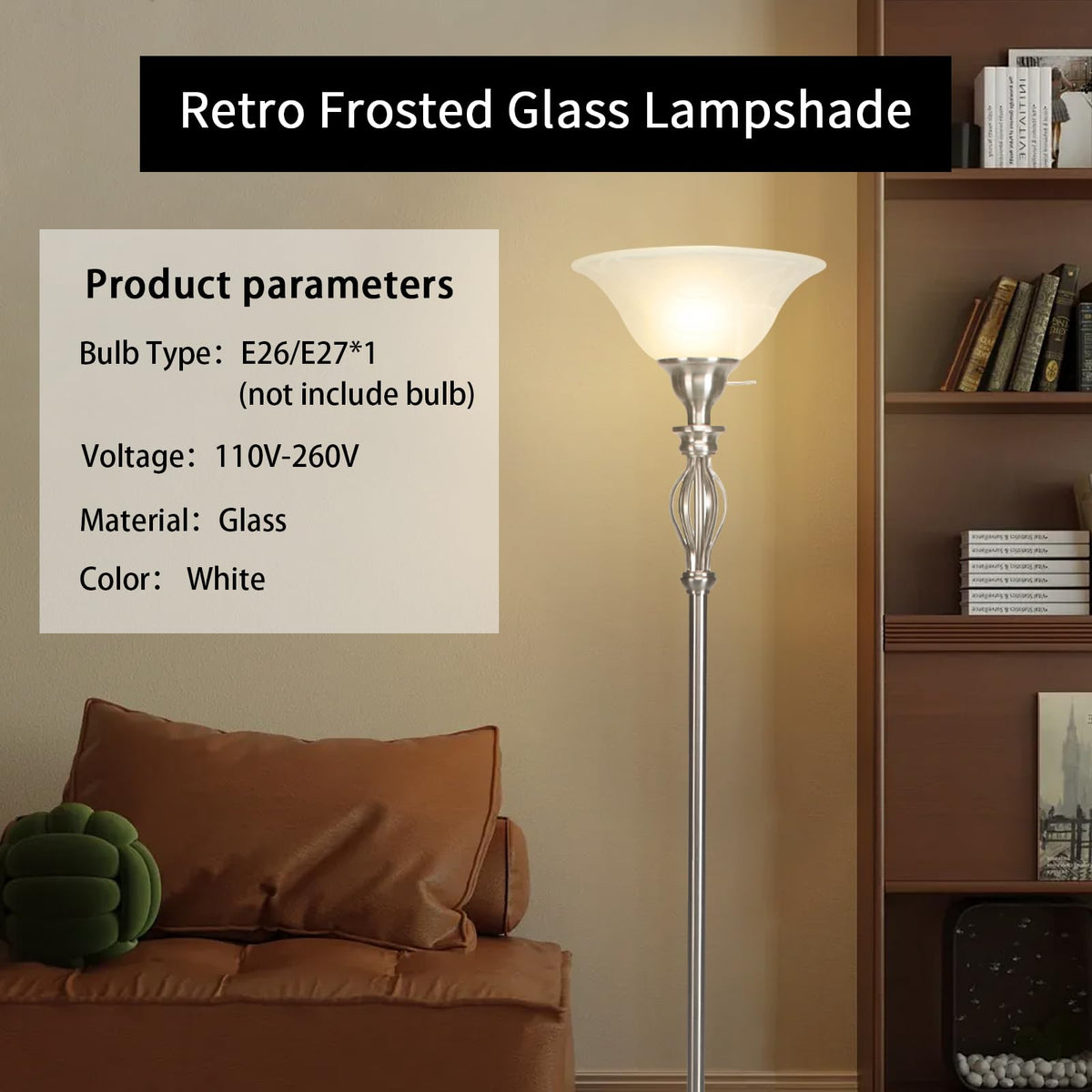HonoDing easy-install shade designed for floor lamps