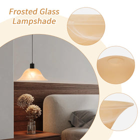 HonoDing floor lamp shade replacement upgrades plastic or damaged shade.