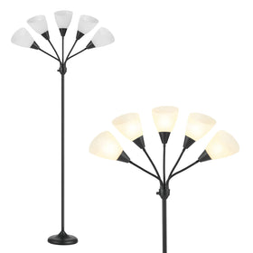 HonoDing Medusa 5-head floor lamp with versatile living room lighting