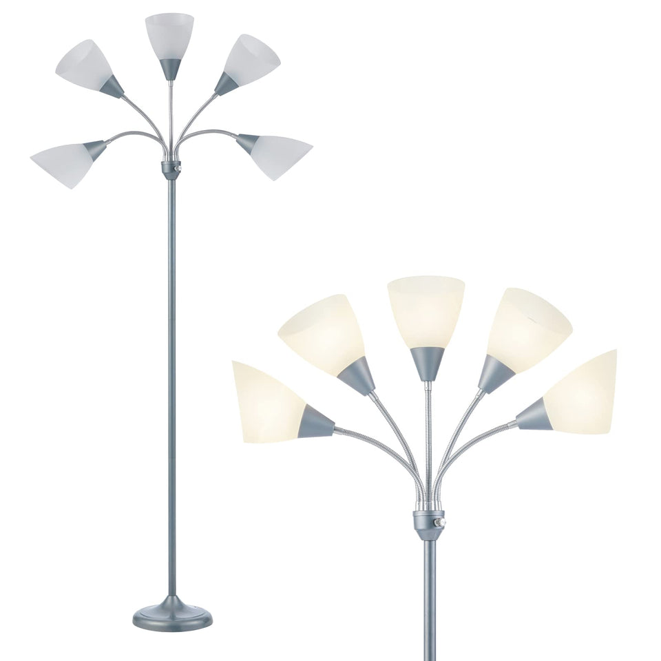 HonoDing Medusa lamp with five heads giving versatile living room lighting