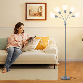 HonoDing Medusa lamp in a bedroom ambience for reading corners