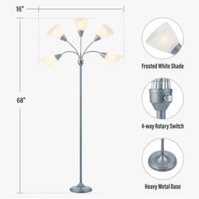 HonoDing Medusa lamp flexible gooseneck for precise reading angles