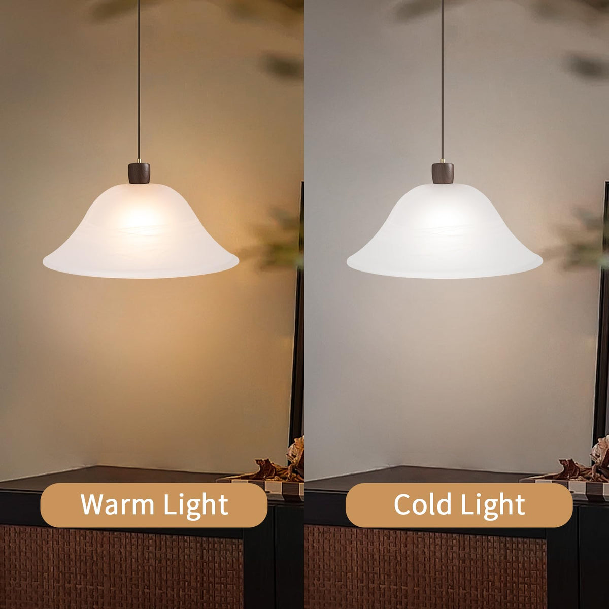 HonoDing shade dimensions include 12-inch diameter and 5.59-inch height
