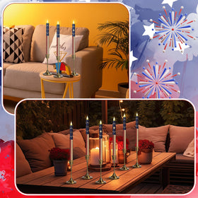 Honoson durable plastic candle bodies blend with seasonal decor