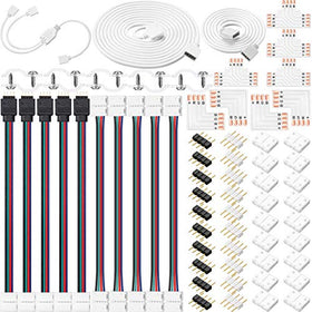 Honoson 5050 RGB connector kit for easy strip assembly and customization