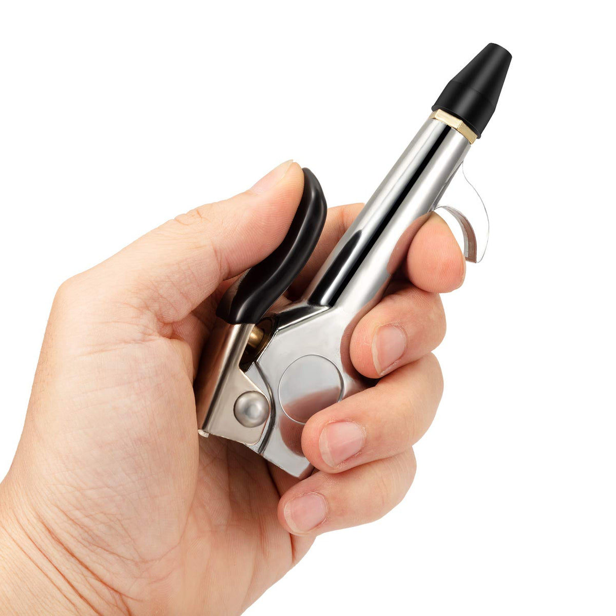 Honoson air blow gun with safety tip provides controlled, safe dust removal.