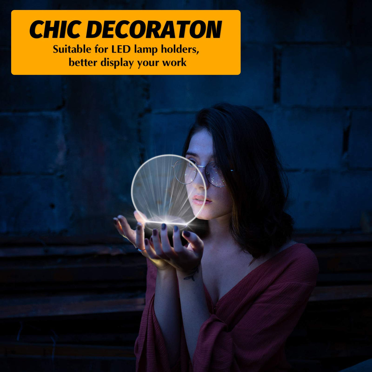Honoson night light creates warm ambience in bedrooms and cafes.