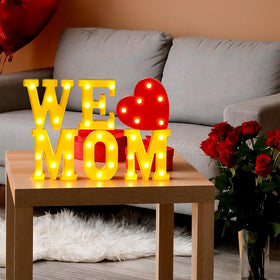 Honoson Battery-powered LED sign offers easy placement in any room