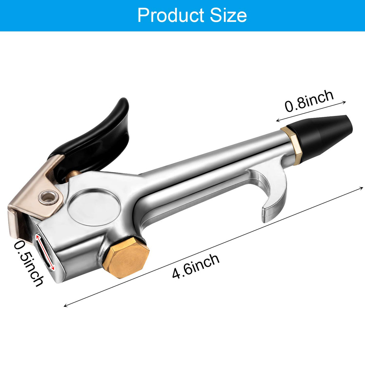Honoson blow gun detachable design enables easy cleaning and storage after use.